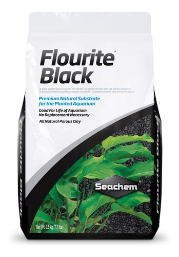 Imagen 1 de 2 de Seachem Flourite Black 3.5kg Sustrato Acuarios Plantados