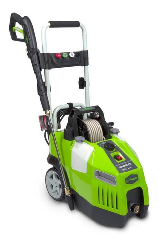 Lavadora de alta pressão Power PRO 2800 verde de 2000W com 2800psi de pressão máxima 127V