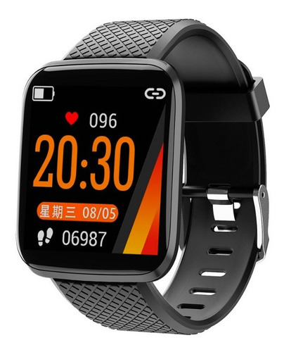 Imagen 1 de 4 de Smartwatch Gtc Reloj Inteligente Saludable Calorias Cardio 