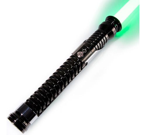 Sable De Luz Combate Qui Gon Jinn Star Wars Lightsaber Ktsr Color Negro