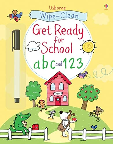 Libro Wipe-clean Get Ready For School Abc And 123 De Sam Tap