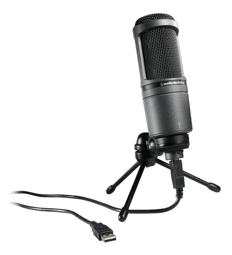 Audiotechnica At2020usb Condensador Cardioide Usb Microfono