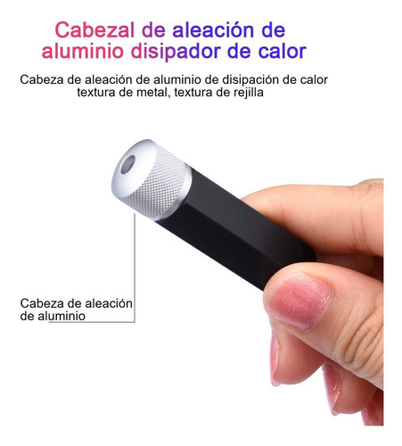 Imagen 7 de 10 de Proyector De Estrellas Luz Nocturna Portátil Usb Para El Int