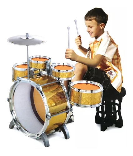 Bateria Musical Jazz Drum Juguete Niño Instrumento Musical 