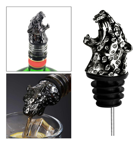 Qp Compatible Vertedor De Botella De Vino De Acero