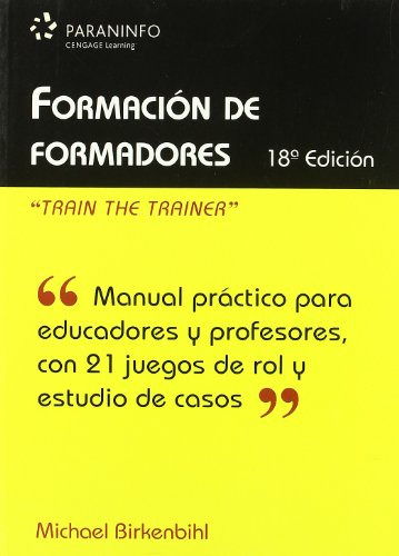 Libro Formación De Formadores  De Michael Birkenbihl