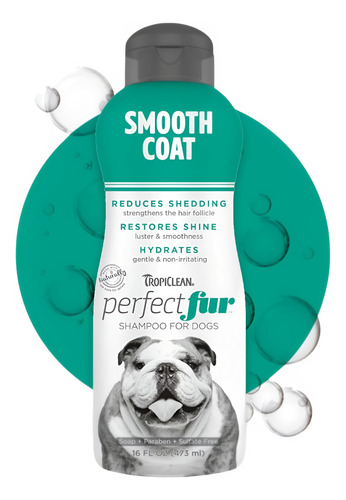 Perfect Fur Shampoo Para Bulldog Y Perros Pelaje Suave 473ml