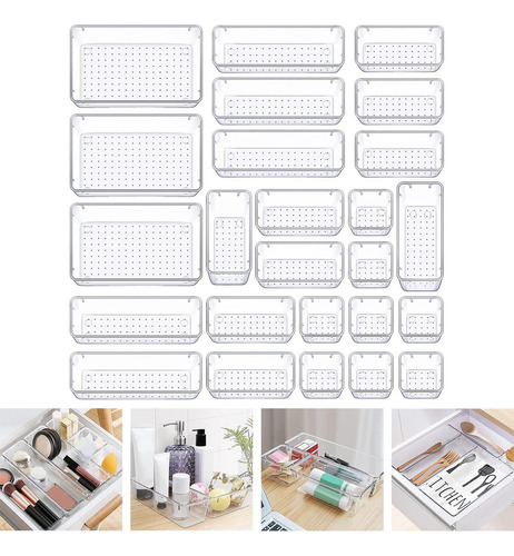 Juego De Organizadores De Cajones, Caja De Almacenamiento