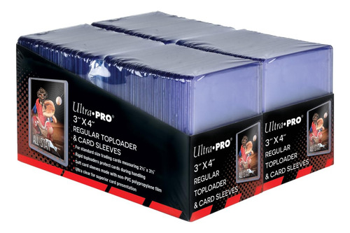 Cartuchos Y Fundas Para Tarjetas Ultra Pro, 3 X 4, Transpare