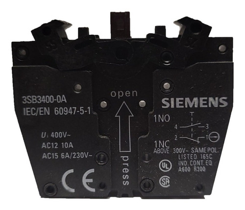 Bloque Contactor De Doble Polo 3sb3400-0a