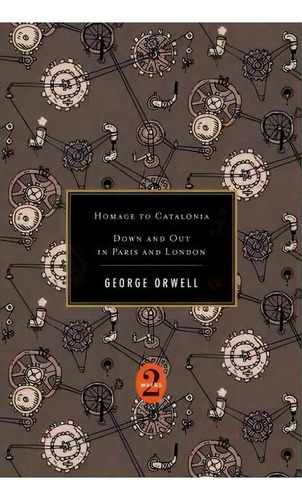 Homage To Catalonia / Down And Out In Paris And London, De George Orwell. Editorial Houghton Mifflin, Tapa Dura En Inglés