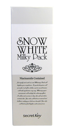 Imagen 3 de 5 de Mascarilla Aclarante Secret Key Snow White Milky Pack
