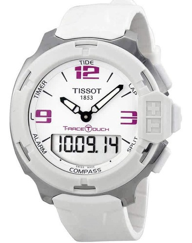 Reloj Tissot T-race Touch Esfera Blanca Unisex Boleta