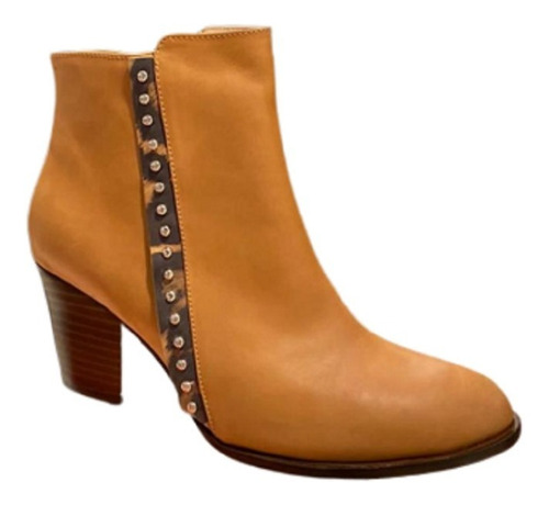 Bota Texana Cuero Mujer Nueva