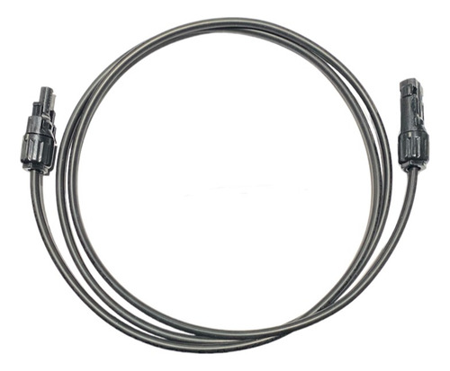 Cable Paneles Solares Alargue 3 Metros 4mm2 Con Ficha Mc4 Cubierta Negro 3 Metros