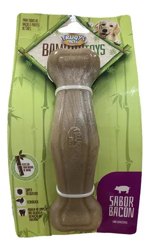 Brinquedo Mordedor Osso Bamboo Para Cachorros - Truqys