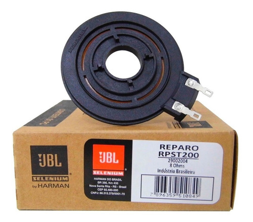 Reparo Driver Jbl Selenium Rpst200 St200 Tweeter 100w 8 Ohms