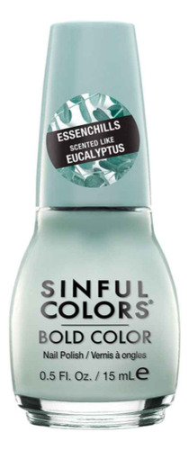 Esmalte De Uñas Sinful Colors Essenchills Eucalyptahhh 15ml