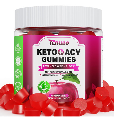 Tenubo Keto Acv Gummies Advanced Weight Loss  90 Unidades S