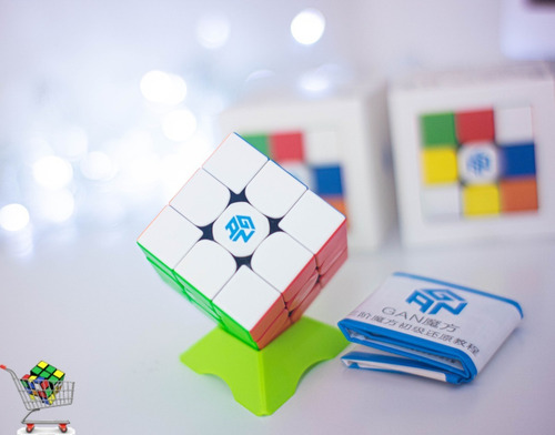 Imagem 2 de 6 de Cubo Mágico 3x3x3 Gans Gan 356 R S Colorido Profissional