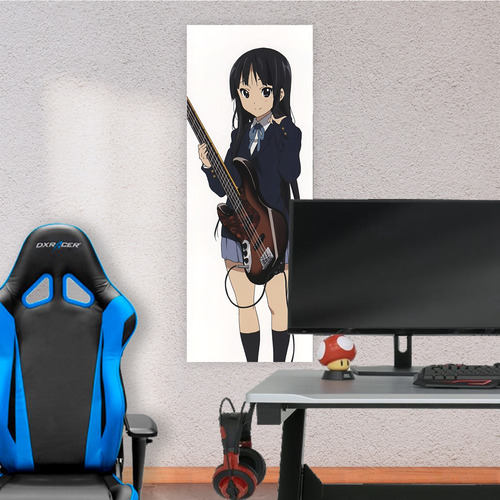 Cuadro Grande 30x80 Cm K-on Mio Akiyama Animeras