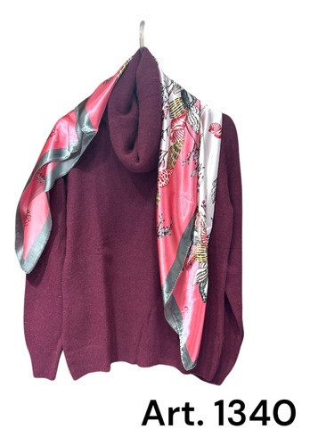 Poleron Liso Bremer Lana Merino Y Conejo Art 1340