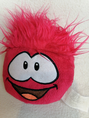 Peluche Original Puffle Rojo Club Penguin Disney Jakks Pacif