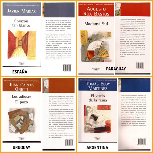 Novelas Grandes Escritores Iberoamericanos. Libros