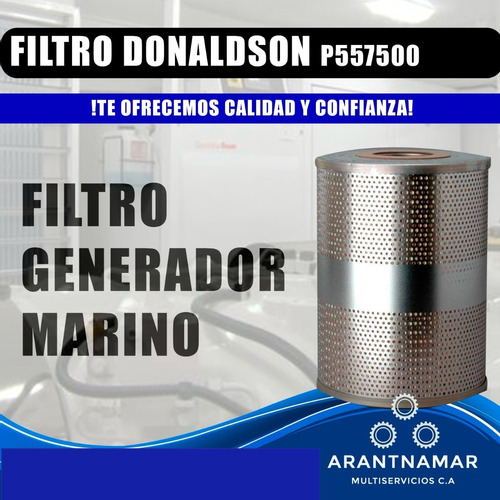 Filtro Donaldson Aceite P557500 Cartepillar 3508 3512 3516 