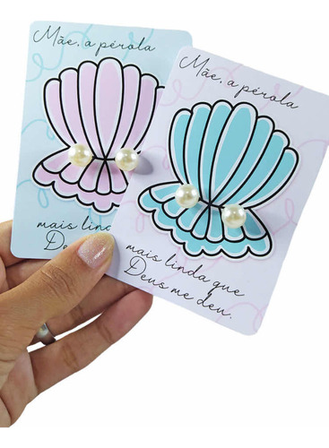 20 Lembrancinhas Dia Das Mães Card Com Brinco