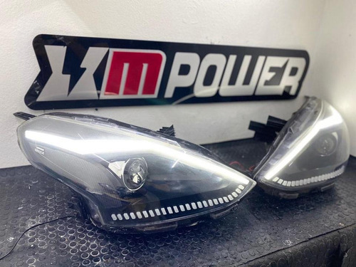 Faros Drl Y Lupa Nissan Versa 2015 Al 2023 Tuning Tira Led (Usado)