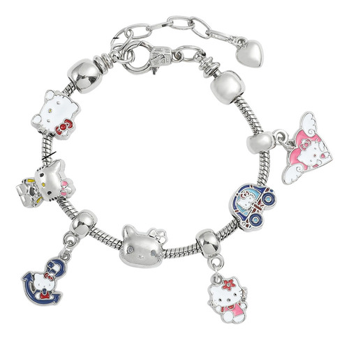 T Hellokitty Pulsera De Abalorios Accesorios Mujer