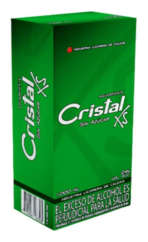 Aguardiente Cristal X 1000 Ml - mL a $42