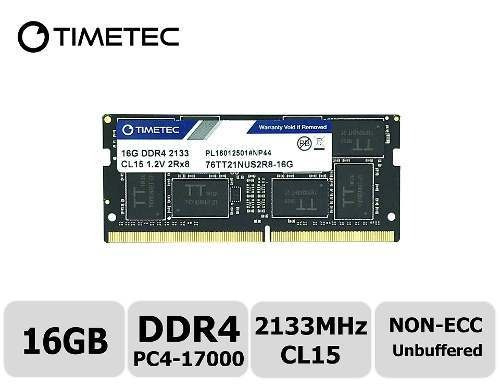 Memoria RAM 16GB 1 Timetec 76TT21NUS2R8-16G