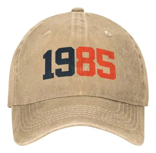 Gorra De Béisbol Vaquera Ajustable Con Estampado De 1985