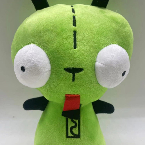 B- 2 Pçs De Brinquedos De Pelúcia Invader Zim Com Olhos