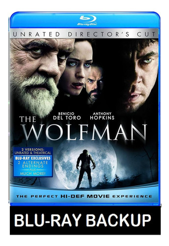 The Wolfman Extend ( El Hombre Lobo - 2010) - Blu-ray Backup