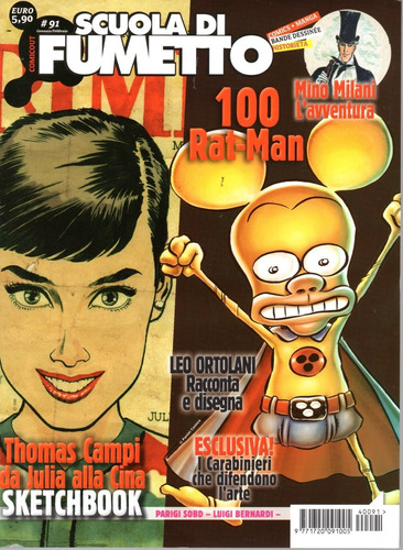 Scuola Di Fumetto N° 91 - 68 Páginas - Em Italiano - Editora Comicout - Formato 21 X 28 - Capa Mole - 2022 - Bonellihq Cx435 C23