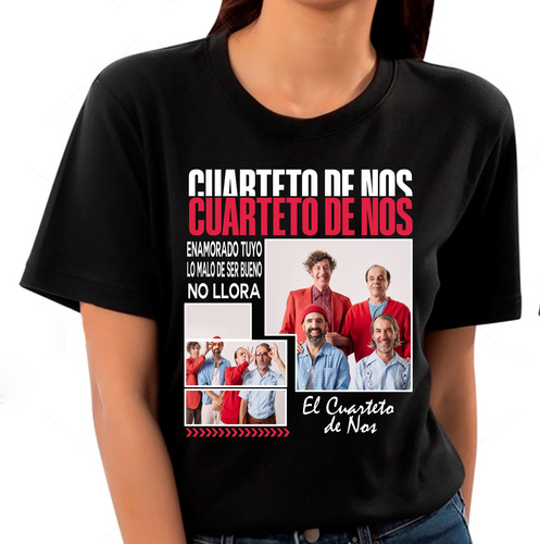Playera Algodón Cuarteto De Nos