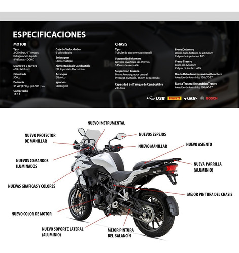 Imagen 8 de 17 de Benelli Trk 502 Av 1