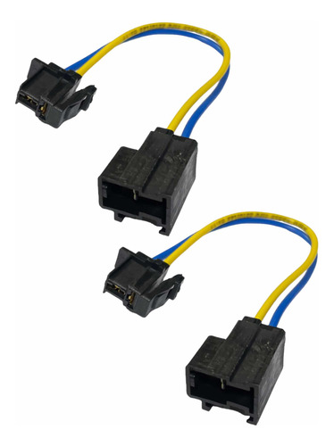 Set 2x Arnés Conexión Macho Y Hembra 2 Vías Cable 14 Awg 12v