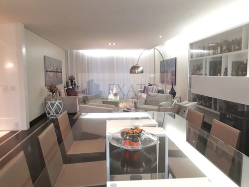 Imagem 3 de 15 de Lindo Apartamento, Totalmente Equipado E Mobiliado, 250m² De Área Útil, 3 Suítes, 4 Vagas. - Em50849