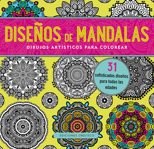 Libro Diseã¿o De Mandalas Cuaderno Para Colorear