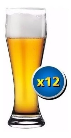 Vaso Cervecero X12 Berlin 547cc Vidrio Cristar Gaseosa Pinta