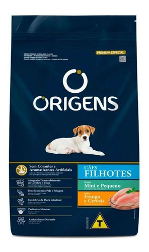 Ração Para Cães Filhote Pequeno Frango E Cereais 1kg Origens