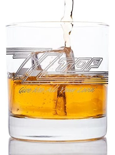 Vasos De Old Fashioneds, Zz Top: Rocks Glass Con Logotipo Y 