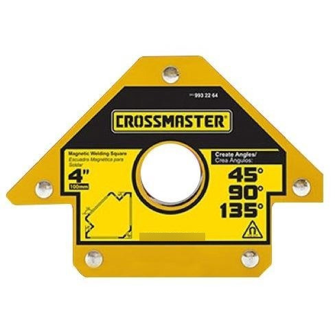 Escuadra Magnética Soldar Ángulos 100mm 23kg Crossmaster