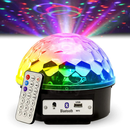 Lampara Led Luces Audioritmica Dj Efectos Media Esfera