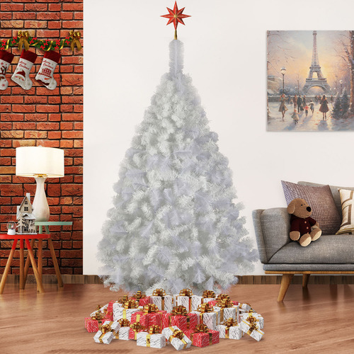 Arbol Navidad Naviplastic Pino California Blanco No6 190cm