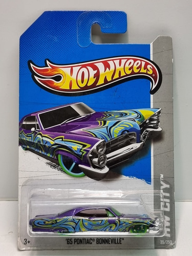 Hot Wheels 65 Pontiac Bonneville 2012 Blister Misrecuerdosmx